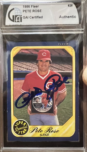 1986 Fleer Pete Rose image 1