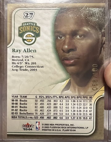 Ray Allen Flair Fina image 2