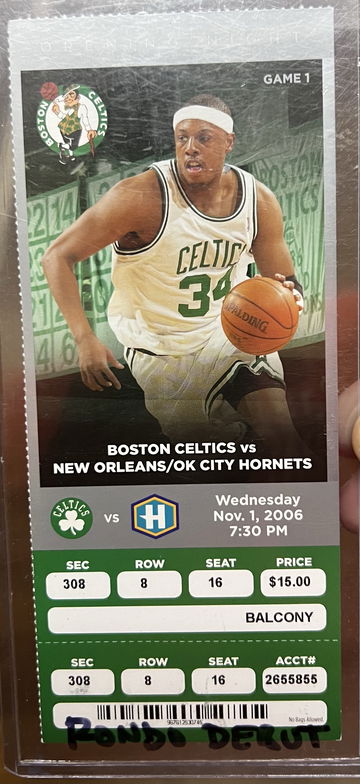 Rajon Rondo Boston C image 1