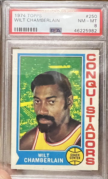 1974 Topps Wilt Cham image 1