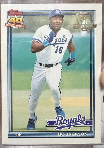 1991 Topps Bo Jackso image 1