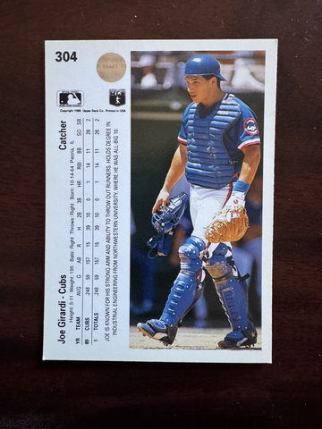 Joe Girardi Rookie C image 2