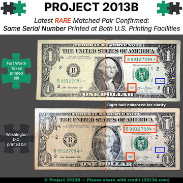 2013B US $1 duplicat image 1