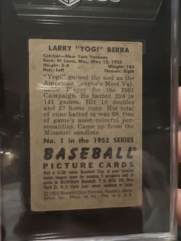 52 Bowman - Yogi Ber image 2