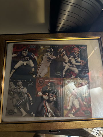 Uncut football card image 1