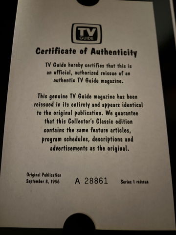 Elvis TV guide repri image 4