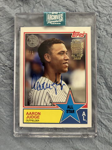 Aaron Judge 1/1 Auto image 1