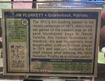 Jim Plunkett Rookie image 2