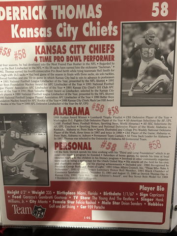 Derrick Thomas signe image 2