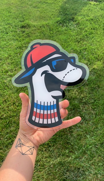 Painted Clear Acryli image 1