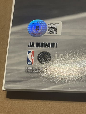 Ja Morant 16x20 Auto image 2